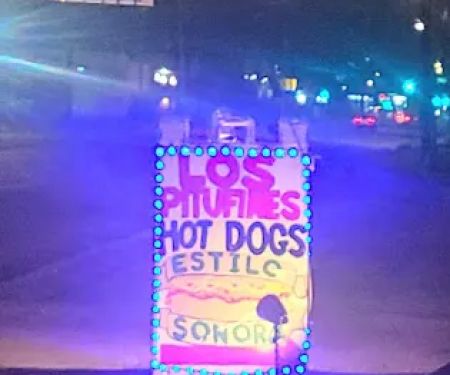 Los Pitufines Sonoran Hot Dogs