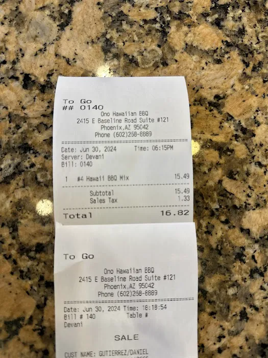 Ono Hawaiian BBQ Picture 9