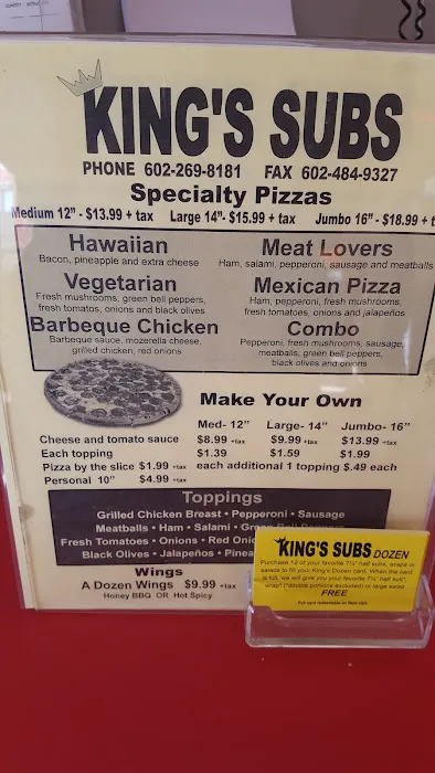 Kings Subs Picture 1