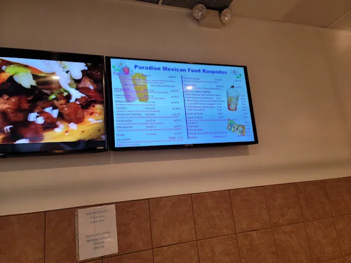 Raspados Paradise Mexican Food Picture 1