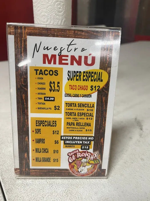 Tacos El Rojo PHX Picture 3