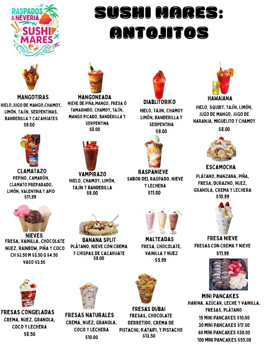 Raspados y neveria sushi mares Picture 5
