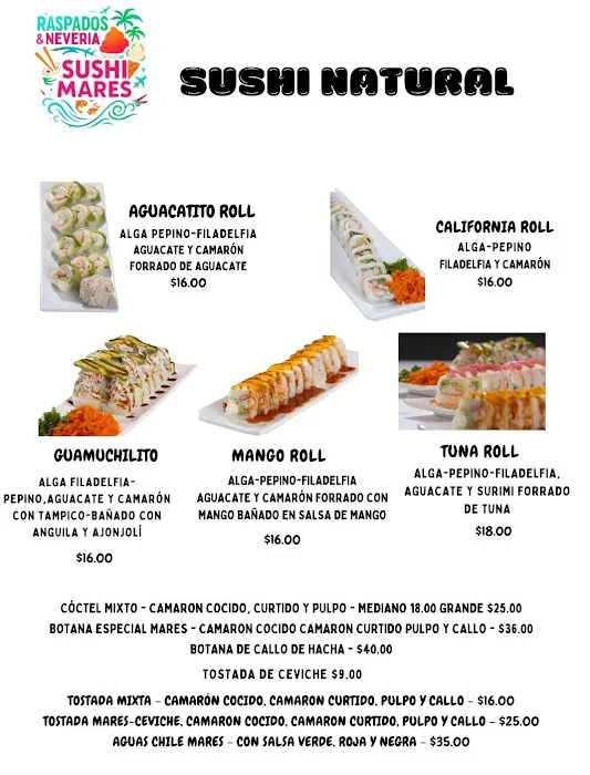 Raspados y neveria sushi mares Picture 7