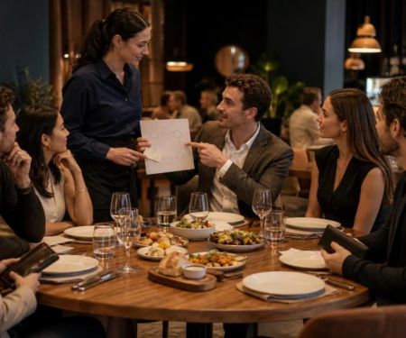 How to Ask About Split Checks Before a Group Meal