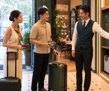 How to Dine at a Restaurant When You Have Luggage