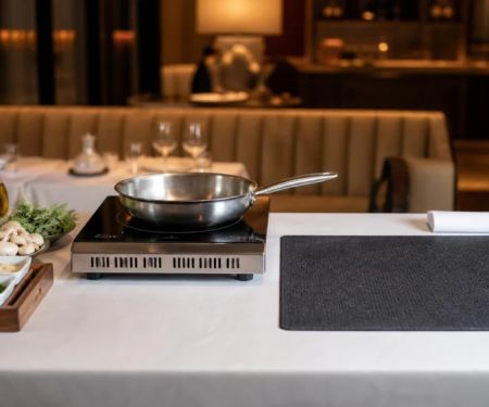 Tableside Cooking at a Restaurant: Clear Space, Heat, and Service Boundaries