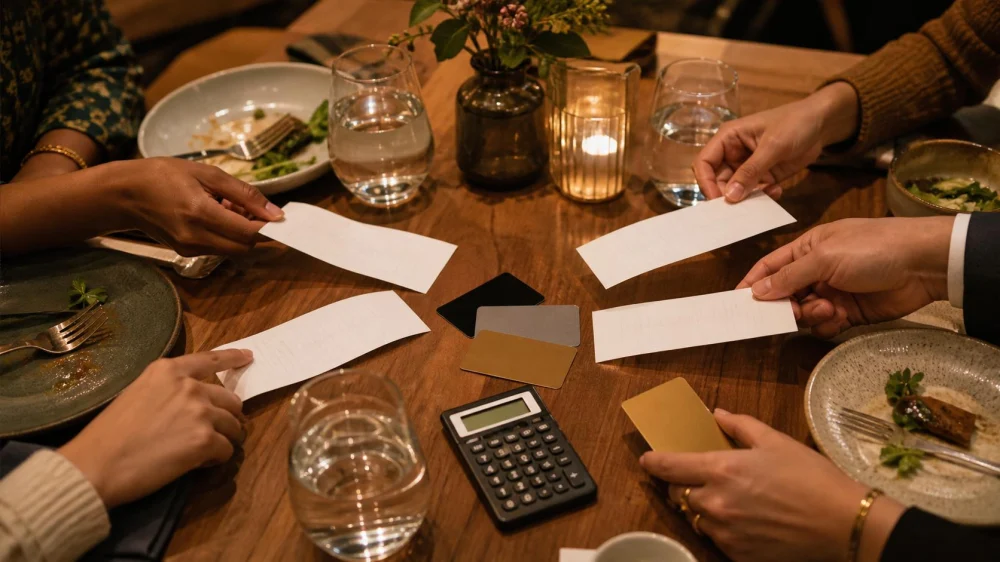 Restaurant Split Check: Confirm the Payment Plan Early