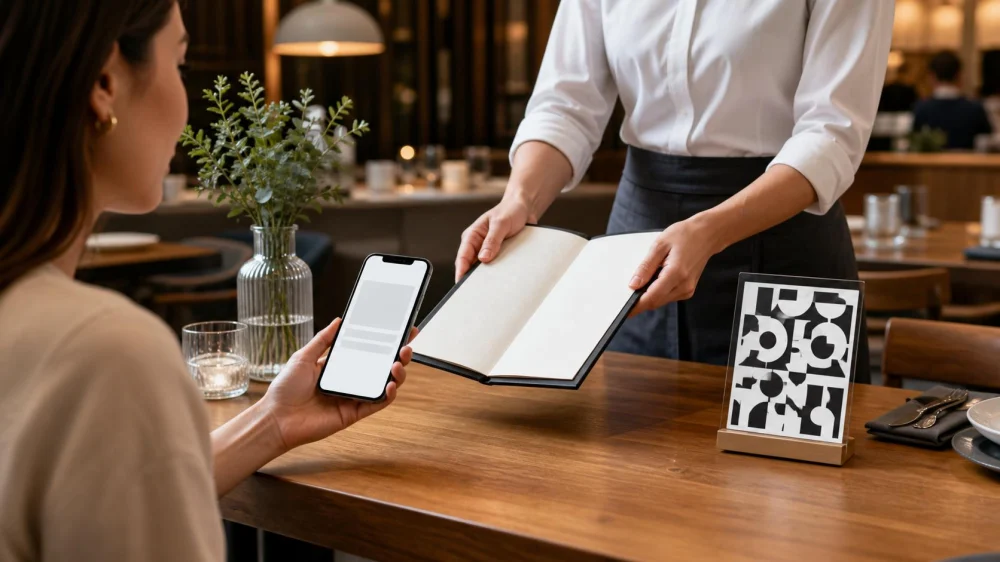 Restaurant QR Code Menu: Check the Link and Ask for Options