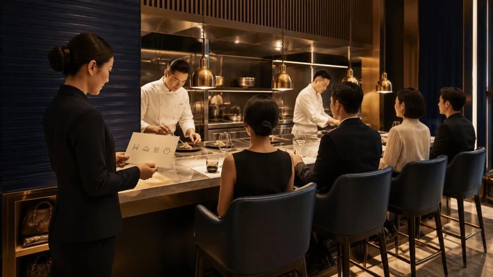 Chef’s Counter Seating: Check the View, Heat, Menu, Timing, and Interaction