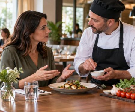 Restaurant Dietary Request: Verify Ingredients and Shared Prep