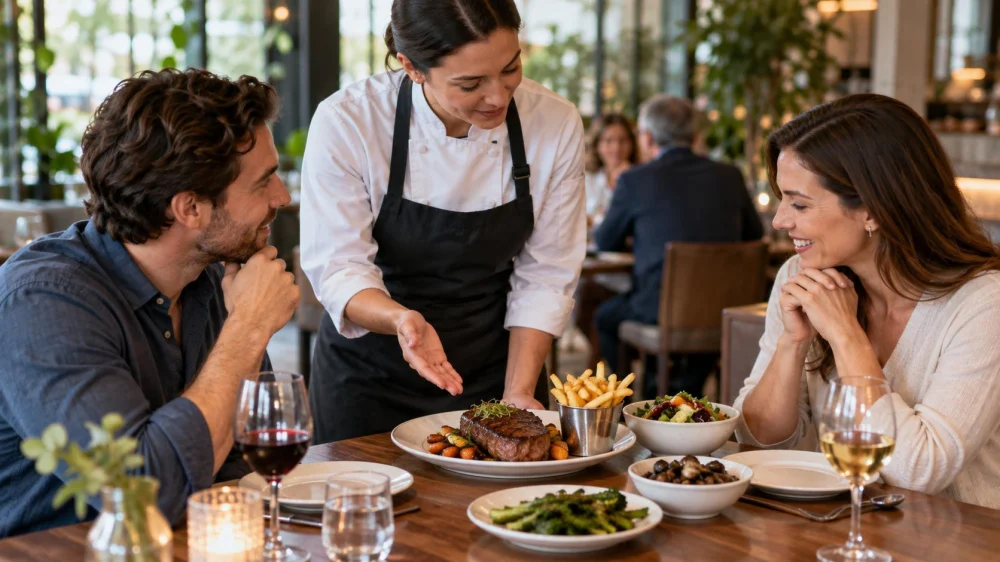 Restaurant Menu Portion Check: Size, Sides, and Sharing