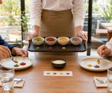 Restaurant Condiment Service: Ingredients, Portions, and Sharing