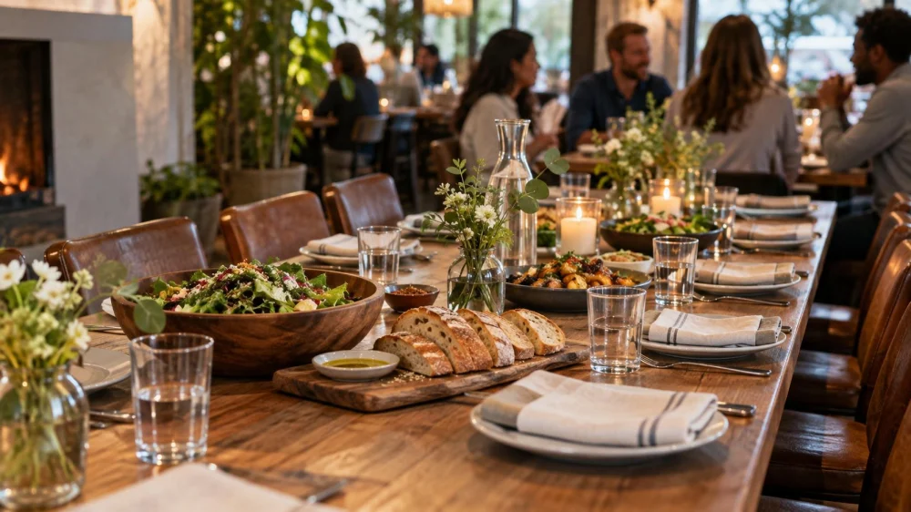Communal Restaurant Table: Seating, Space, and Etiquette