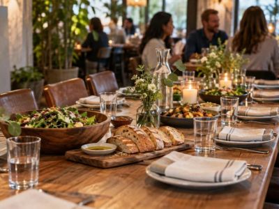 Communal Restaurant Table: Seating, Space, and Etiquette