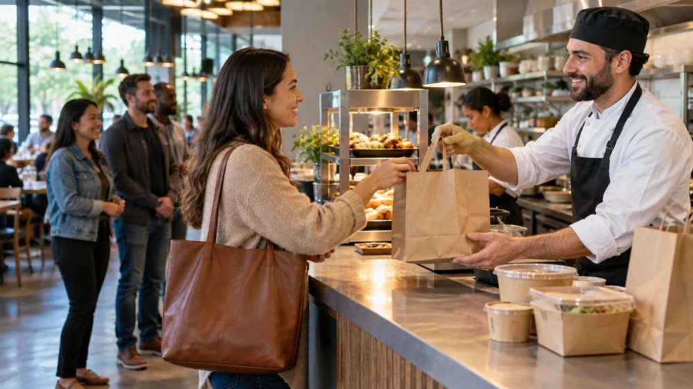 Restaurant Queue and Pickup Plan: Timing, Names, and Heat