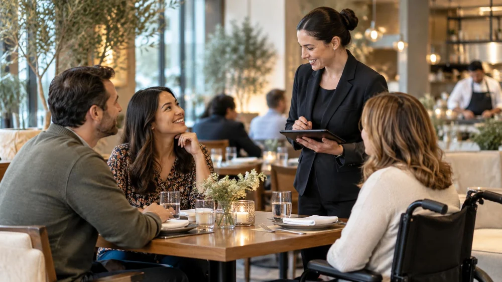 Restaurant Reservation Notes: Time, Party, Access, and Contact