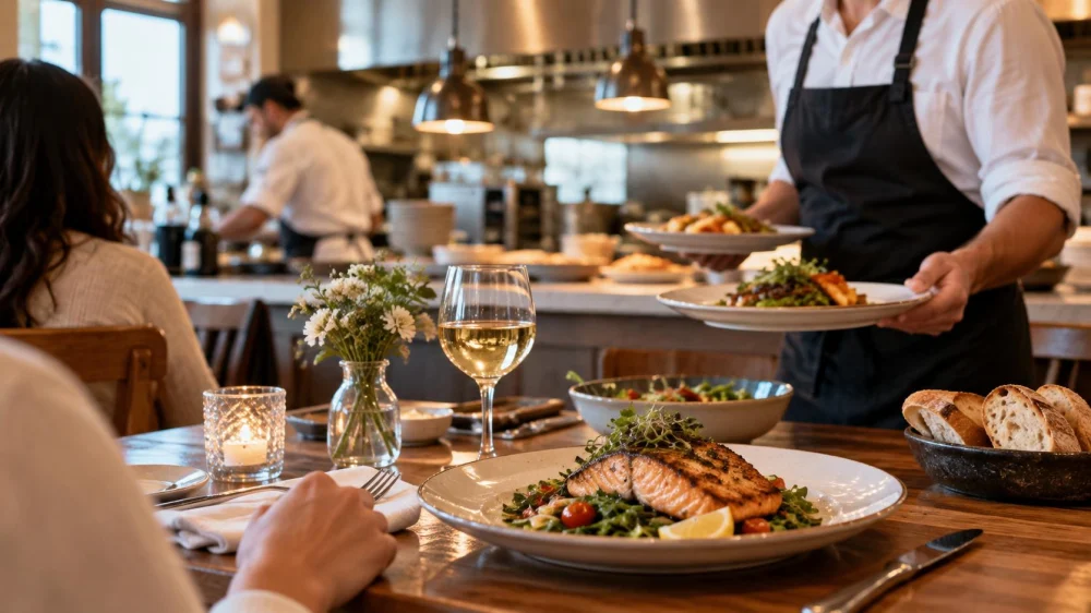 Restaurant Last Seating: Kitchen Time, Service, and Transport