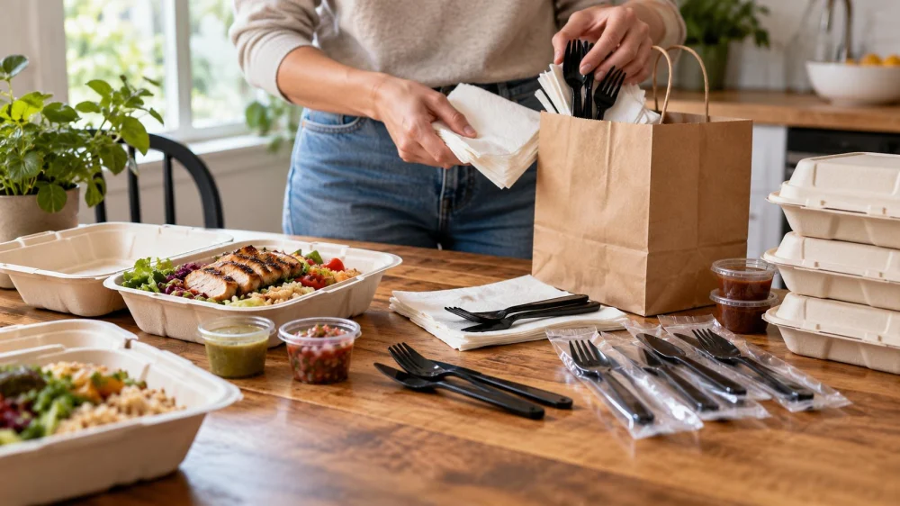 Restaurant Takeaway Cutlery: Need, Count, and Waste