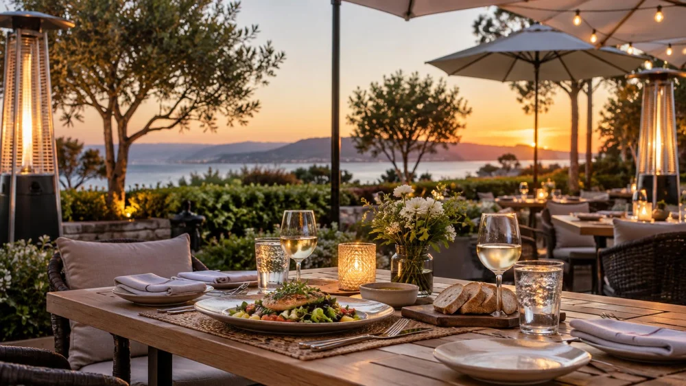 Restaurant Outdoor Table: Weather, Lighting, and Backup