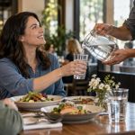 Restaurant Water Refill Request: Timing, Glass, and Service