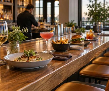 Restaurant Bar Seating: Space, Service, and Meal Options