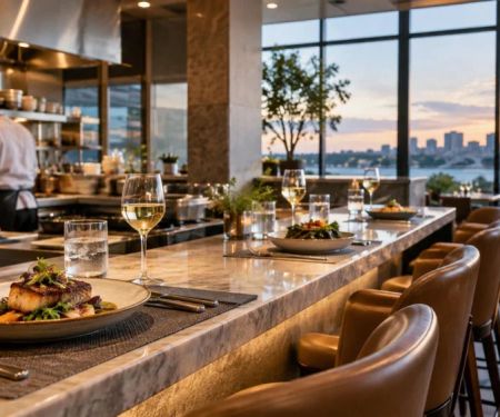 Choosing a Dining Counter Seat: View, Space, and Accessibility